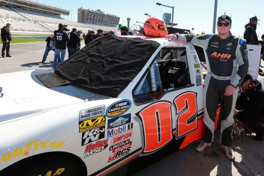 Austin Hill finished 18th in the NASCAR Camping World Truck Series race at Kentucky Speedway