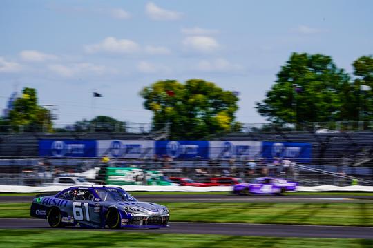 Hill's Climb Through the Field Ends Early at Indy