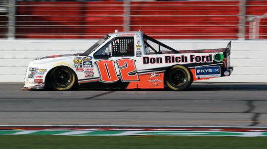 Austin Hill Battles Adversity to Earn Top-20 Finish at Atlanta